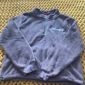 Guess Lavender Fleece Quarter-Zip